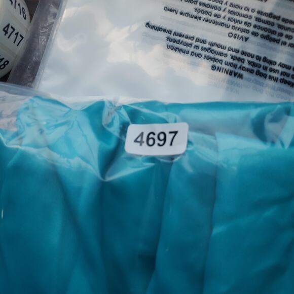 Vintage Adrianna Papell Evening Dress Womens 8 Teal Purple Satin Maxi Formal 90s - Picture 14 of 14